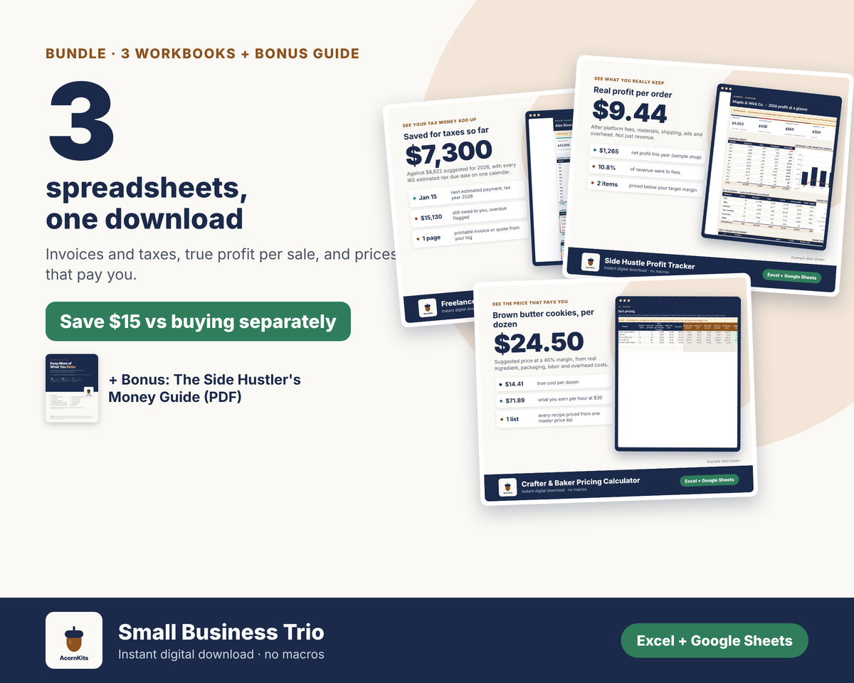 Small Business Trio bundle preview